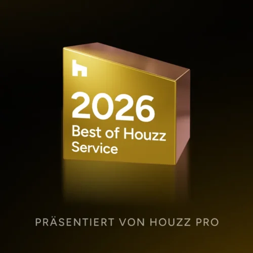 Wir wurden mit dem Best of Houzz-Award 2026 ausgezeichnet!